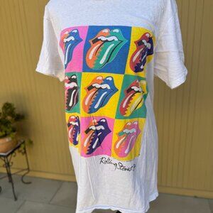1989 Rolling Stones North American Tour Vintage Band T-Shirt Large